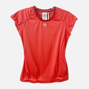 adidas Red Short Sleeve Athletic Tee